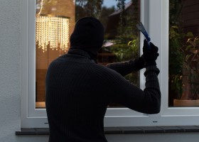 The Burglar Trying To Break